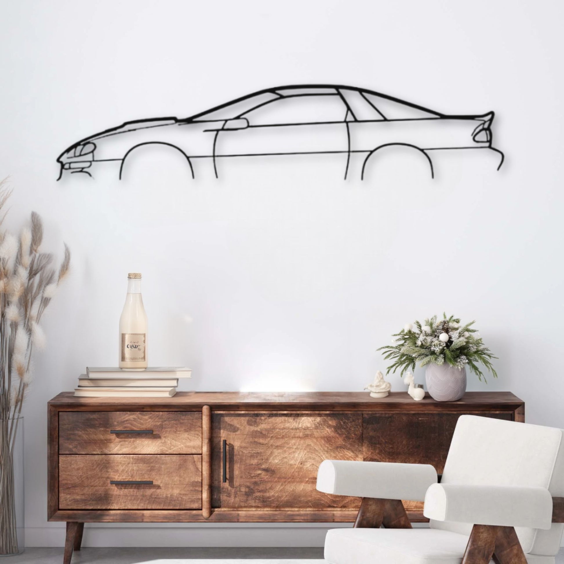 Décoration murale métal Voiture Chevrolet Camaro SS (1999) PrecisionMetal
