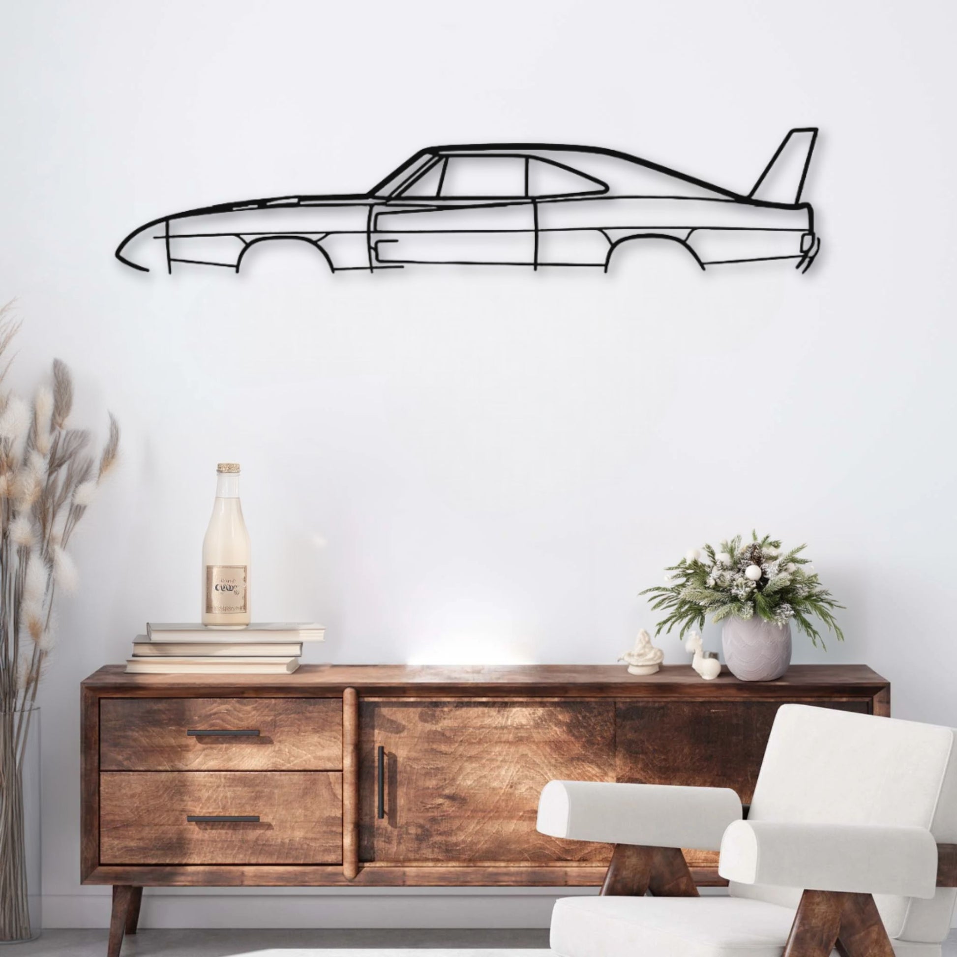 Décoration murale métal Voiture Dodge Charger Daytona (1969) PrecisionMetal