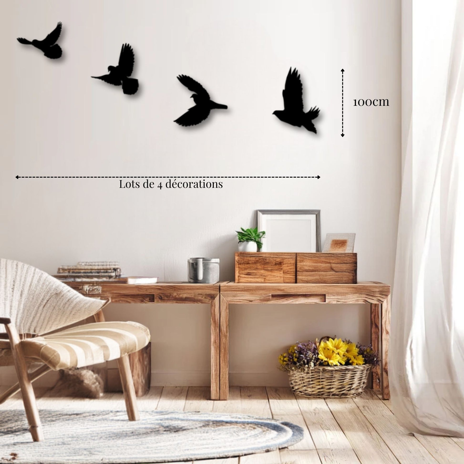 Décoration murale Oiseaux Décoratifs Precision