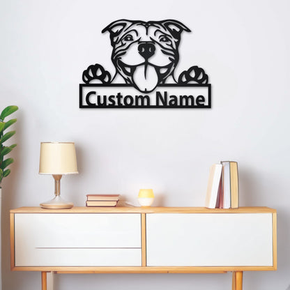 Décoration Murale Pitbull PrecisionMetal