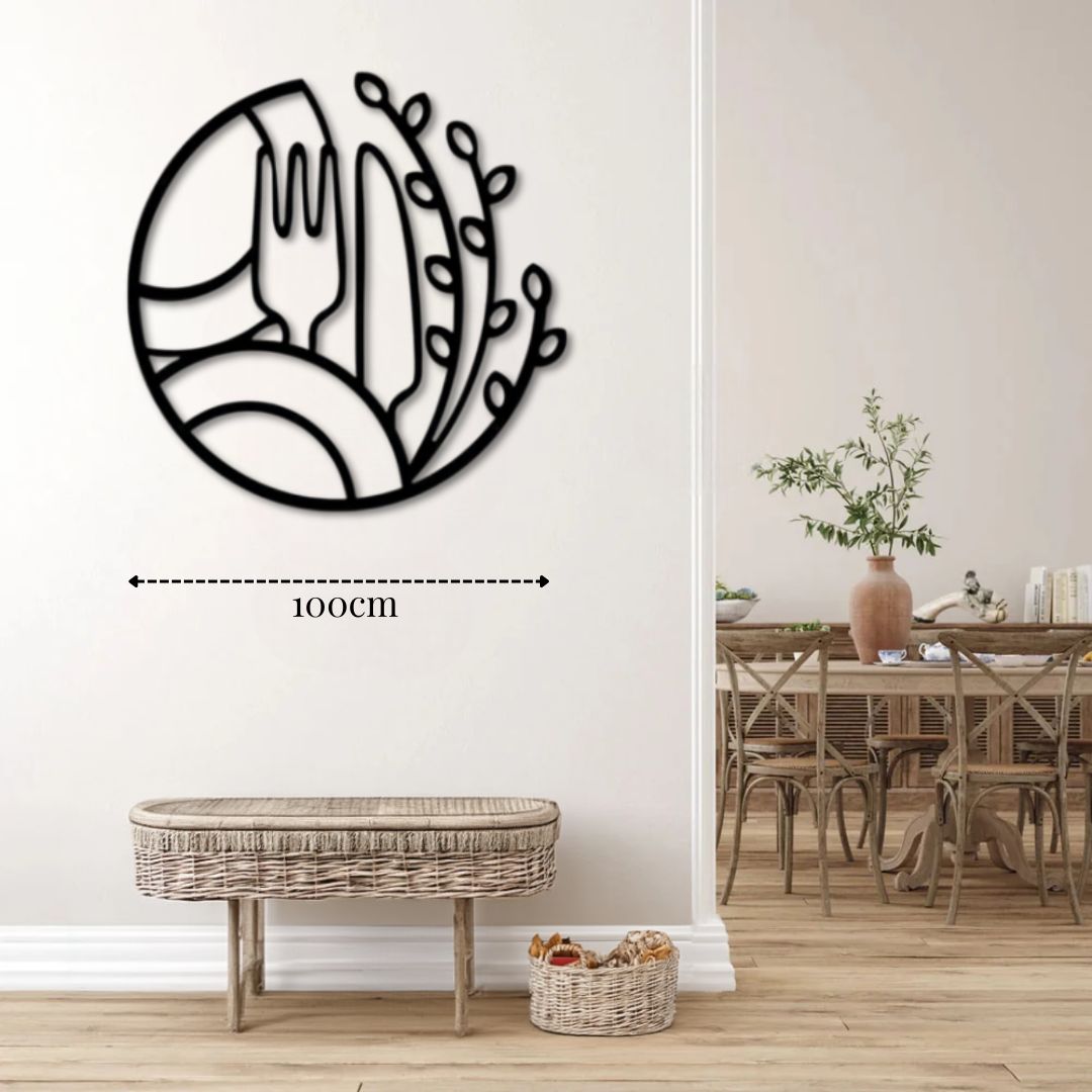 Décoration Murale pour Cuisine Moderne PrecisionMetal