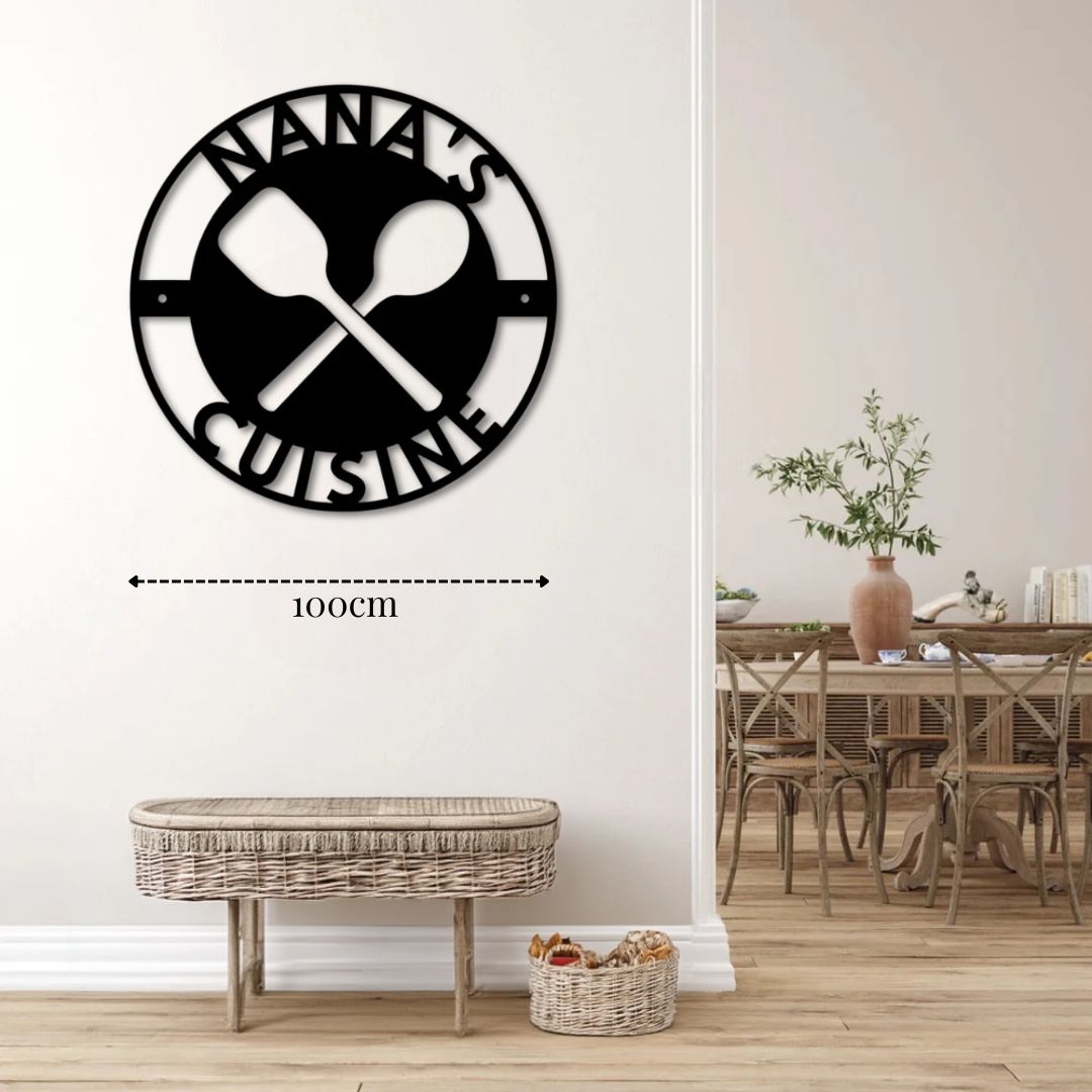 Décoration Murale pour Cuisine Personnalisée PrecisionMetal