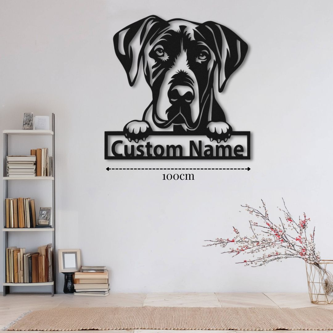 Décoration Murale pour Dogue Allemand PrecisionMetal