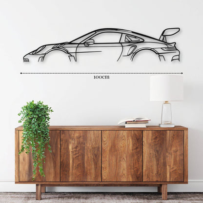 Décoration murale Voiture Porsche 911 GT3 RS model 992 (Classiques) PrecisionMetal
