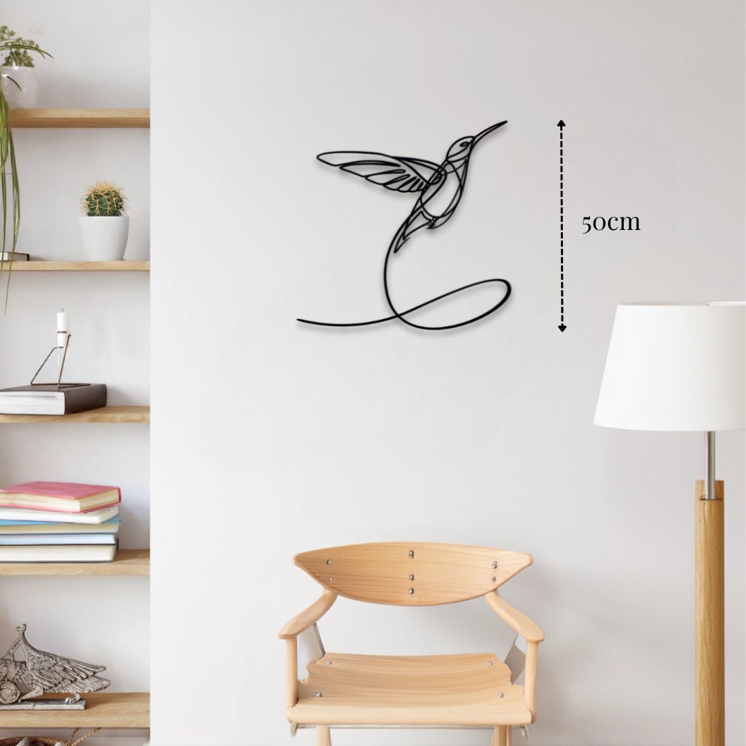 Décoration Oiseau en métal déco