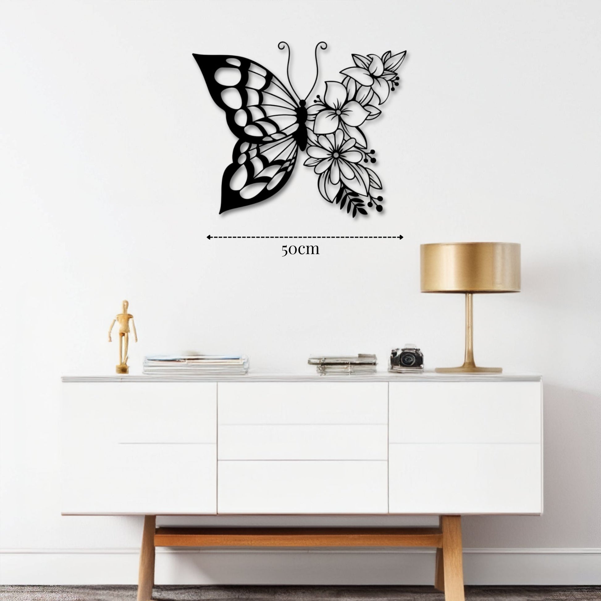 Décoration Papillon en métal extérieur
