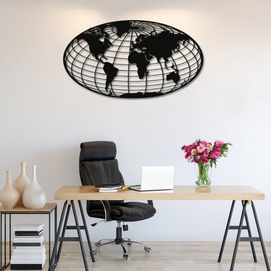 Mappemonde murale