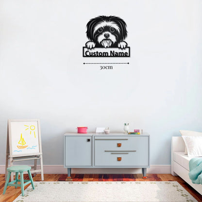 Petite Décoration Murale Chien Shih Tzu PrecisionMetal