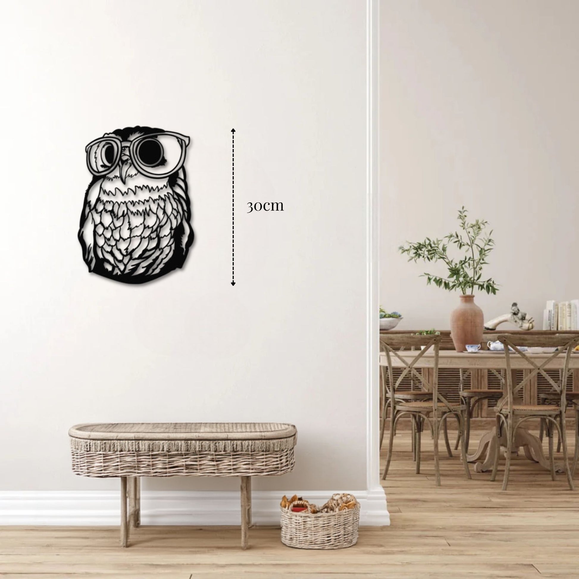 Petite décoration murale Hibou