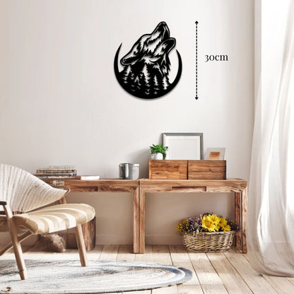 Petite décoration murale Loup