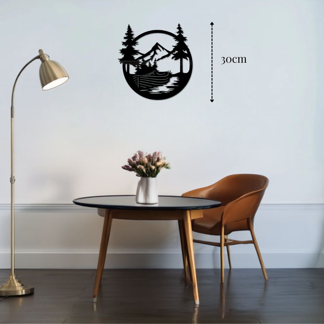 Petite décoration murale métal mur extérieur