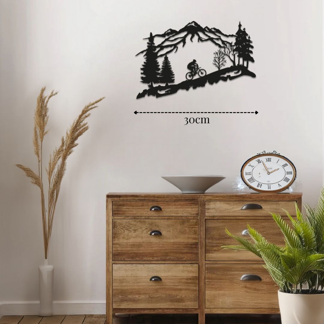 Petite décoration murale Montagne mur chambre
