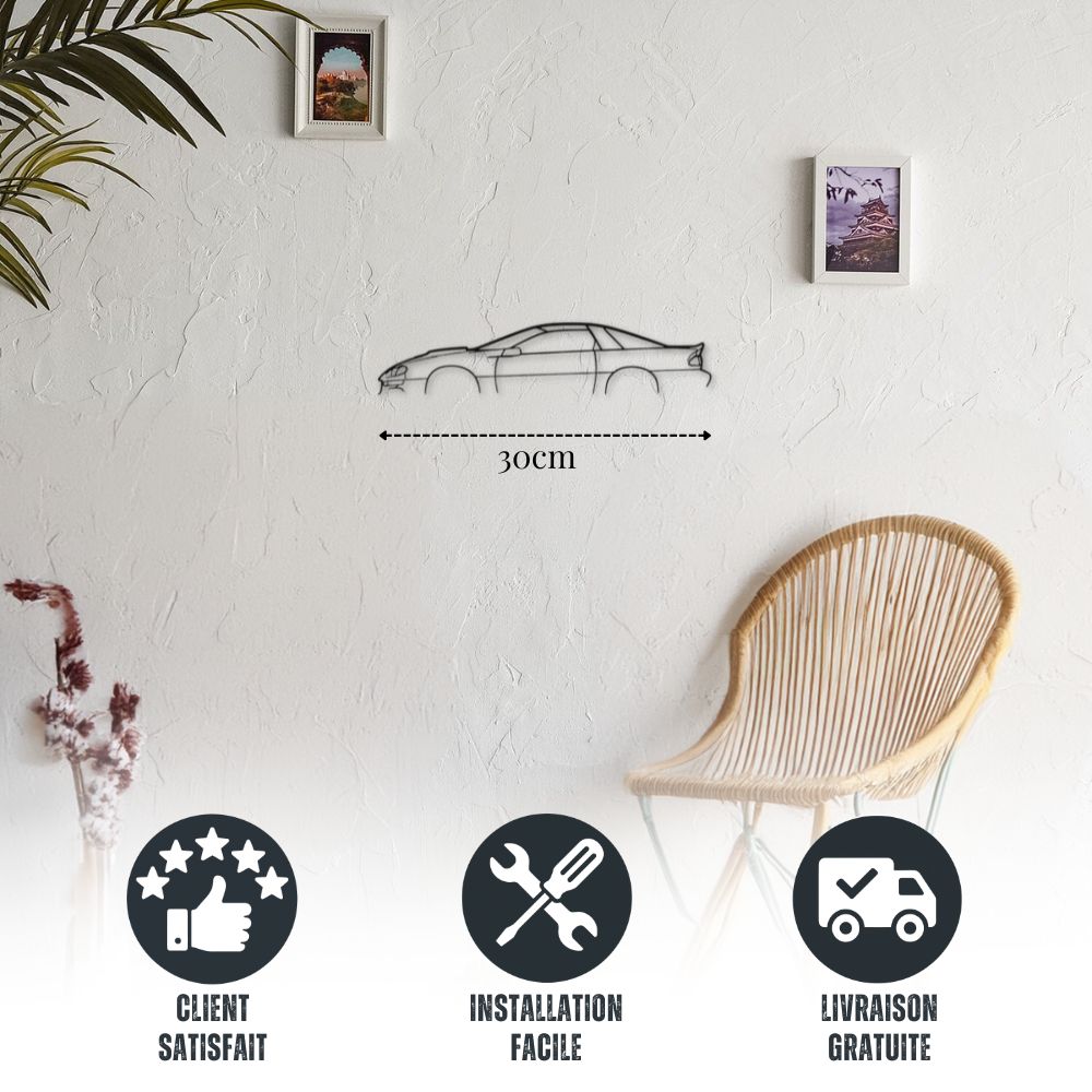 Petite décoration murale Voiture en métal Chevrolet Camaro SS (1999)