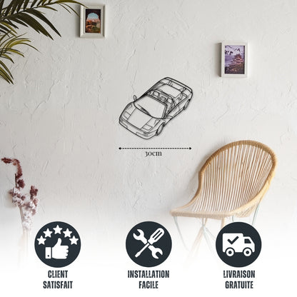Petite décoration murale Voiture en métal Lamborghini Diablo